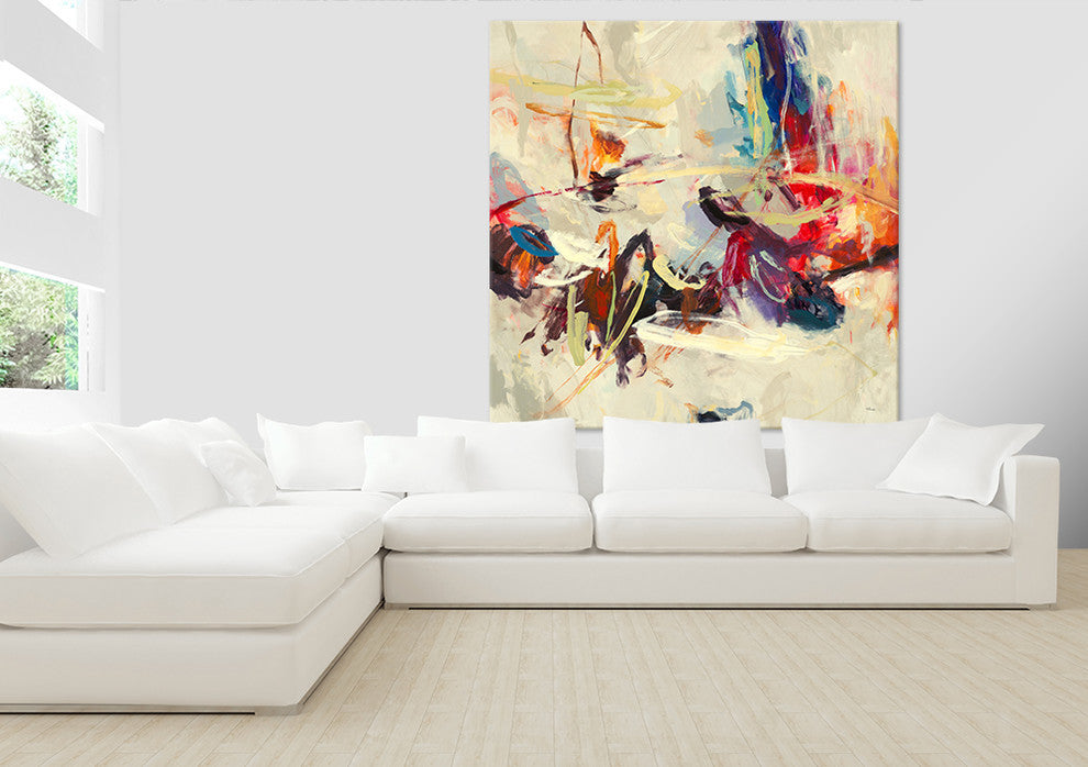 Positive Energy III Fine Art Giant Canvas Print, 54"x54"
