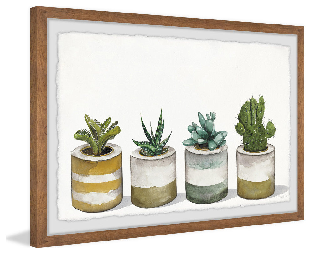 "Love Grows Here" Framed Painting Print