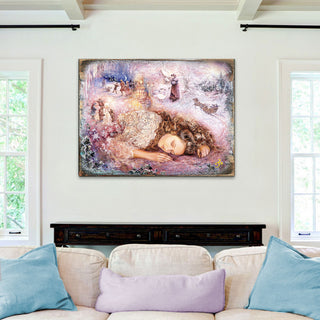 Winter Dream Wall and Table Top Wooden Decor, 12x9