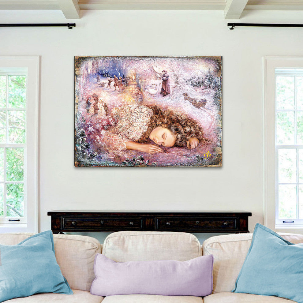 Winter Dream Wall and Table Top Wooden Decor, 12x9
