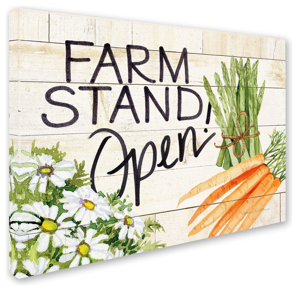 Kathleen Parr McKenna 'Life on the Farm Sign IV' Canvas Art, 19x14