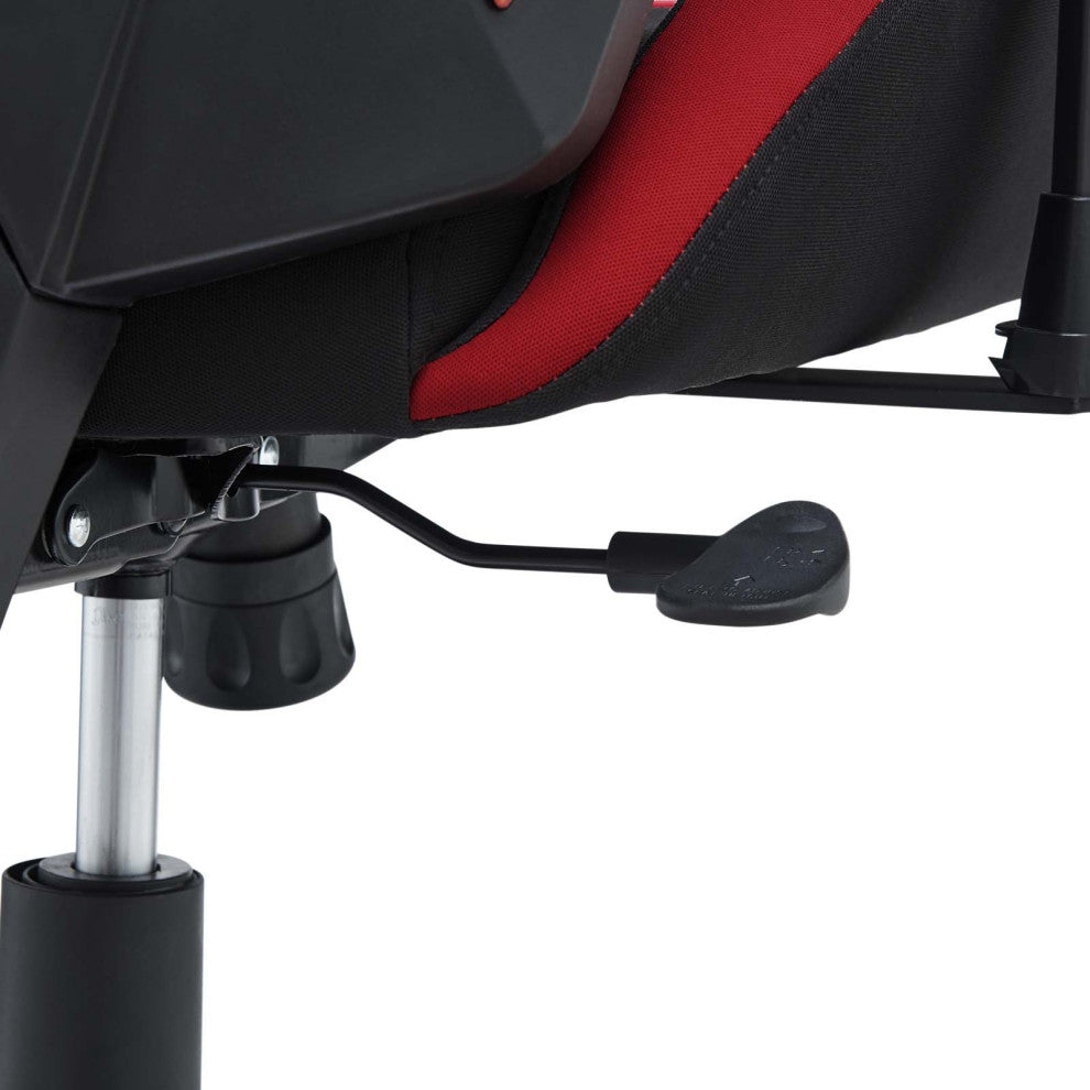 Computer Gaming High Back Chair, Black Red, Modern, Home Business Office