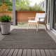 Indoor/Outdoor Laidley LA1 Chocolate Machine Washable 5' x 7'6" Rug