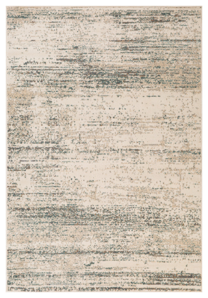 Alpine Grace Area Rug, Ivory, 6'7" x 9', Striped