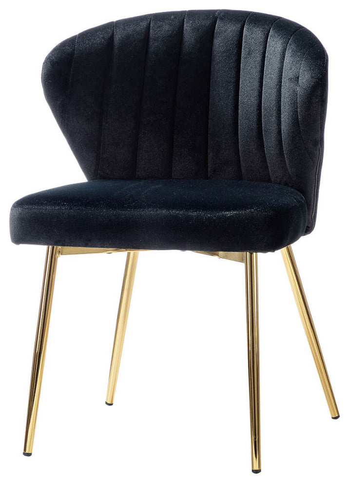 Milia Dining Chair Set of 4, Black