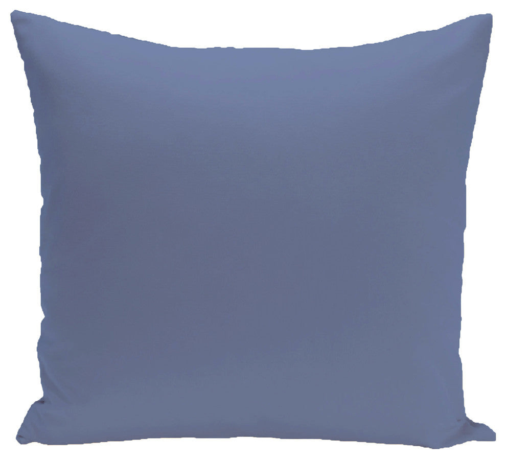 Solid Pillow, Cadet, 16"x16"