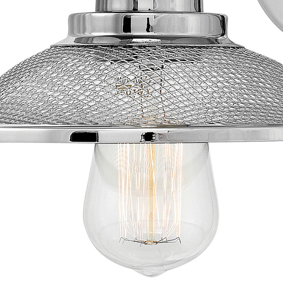 Hinkley Rigby Small Single Light Vanity, Polished Nickel