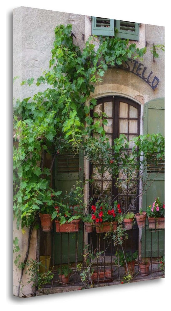 "Moustiers Sainte Marie" By Lars Van De Goor, Giclee on Gallery Wrap Canvas