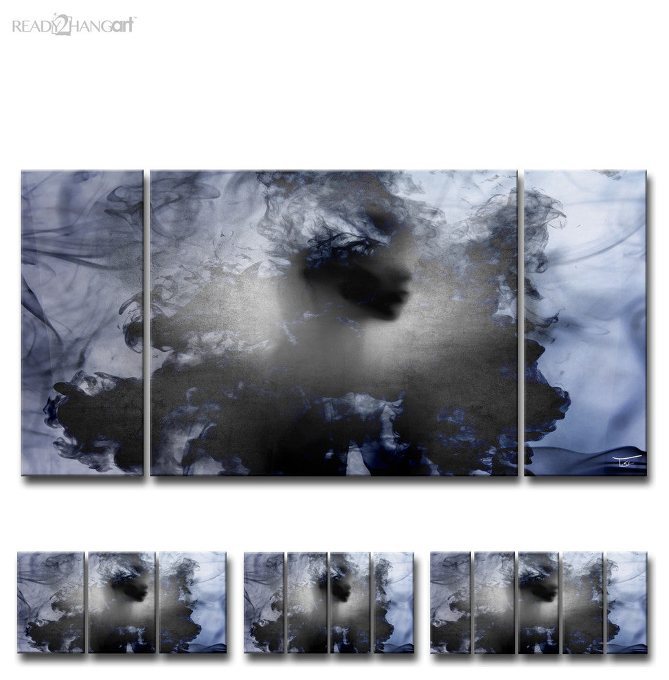 Ready2HangArt ''Glitzy Mist XII'' by Tristan Scott, 30"x60", 3 Piece Set