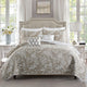 LA Boheme 5 Piece Printed Bed Spread Set, Taupe, Queen