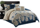 Wealthy 7 Piece Comforter Set, King