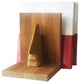 Teak Bookends