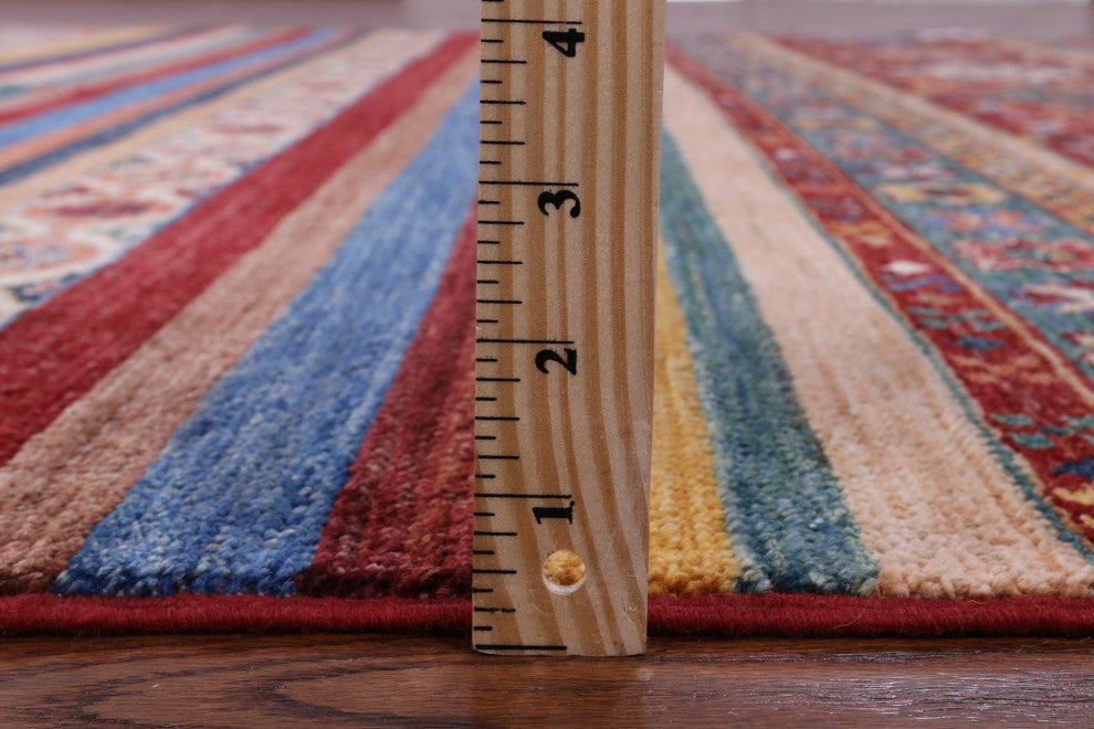 6' 9" X 10' 1" Khorjin Super Kazak Hand Knotted Rug Q10753