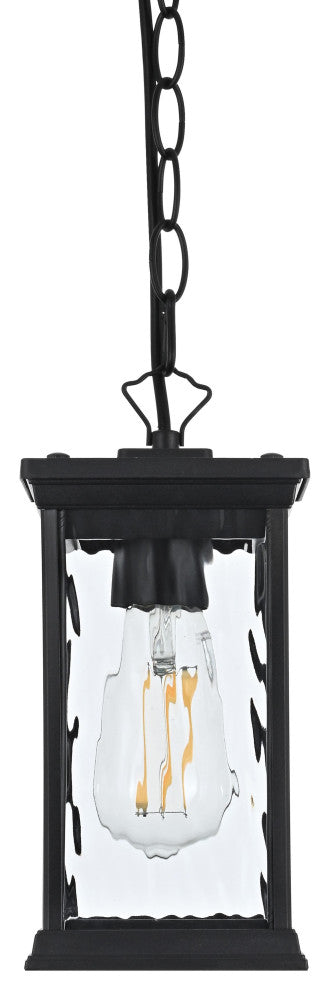 Home Living 5" Outdoor Pendant, Black
