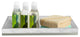 nu steel Misty Silver Collection Amenity Tray