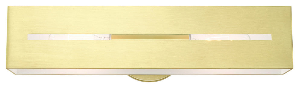 Satin Brass Urban, Industrial, Vanity Sconce