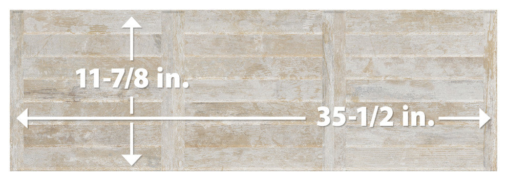 Habanera Decor Beige Fluted Ceramic Wall Tile