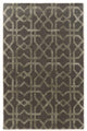 Linon Aspire X's Hand Tufted Wool 8'x11' Rug in Gray