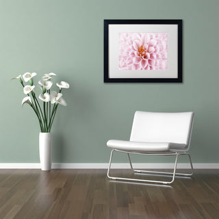Cora Niele 'Pink Dahlia' Matted Framed Art