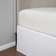 Madison Park Simple Fit Wrap Around Adjustable Bedskirt, White