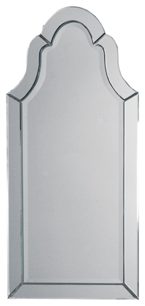 Uttermost 11912 B Grace Feyock 21" W x 44" H Arched Frameless - Beveled glass