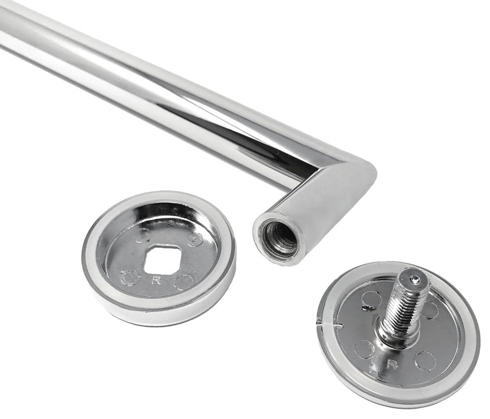 Anello 24 Inch Mitered Towel Bars, Polished Chrome