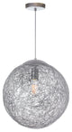1 Light Incandescent Pendant, Aluminum