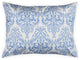 Blue Damask Standard Brushed Poly Sham