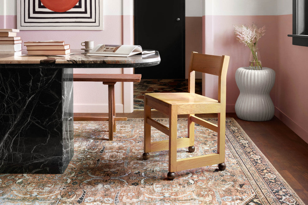 Durable Printed Wynter Area Rug by Loloi, Auburn/Multi, 2'-3" X 3'-9"