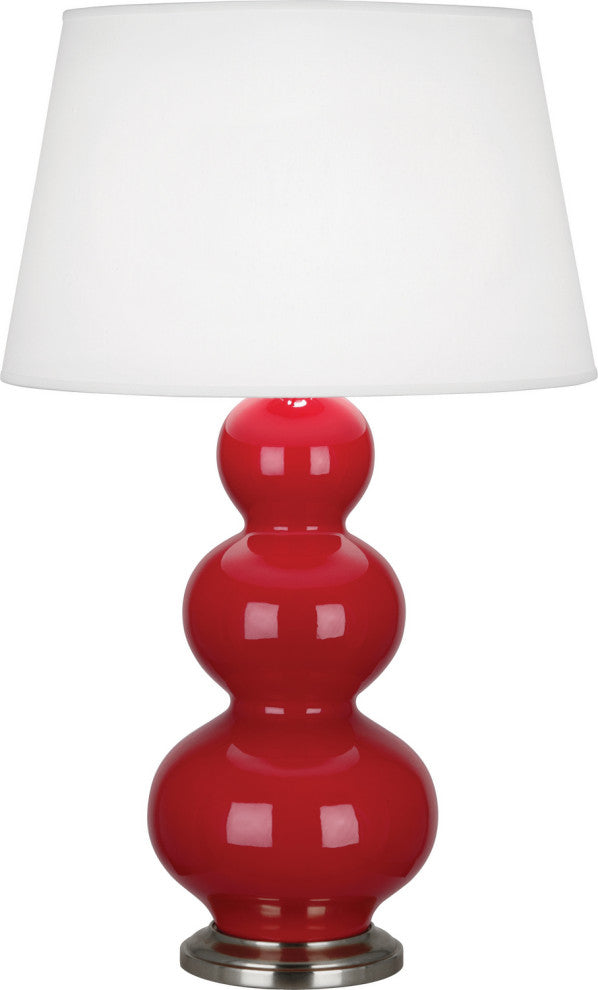 Robert Abbey RA-RR42X 1-Light Table Lamp, Triple Gourd