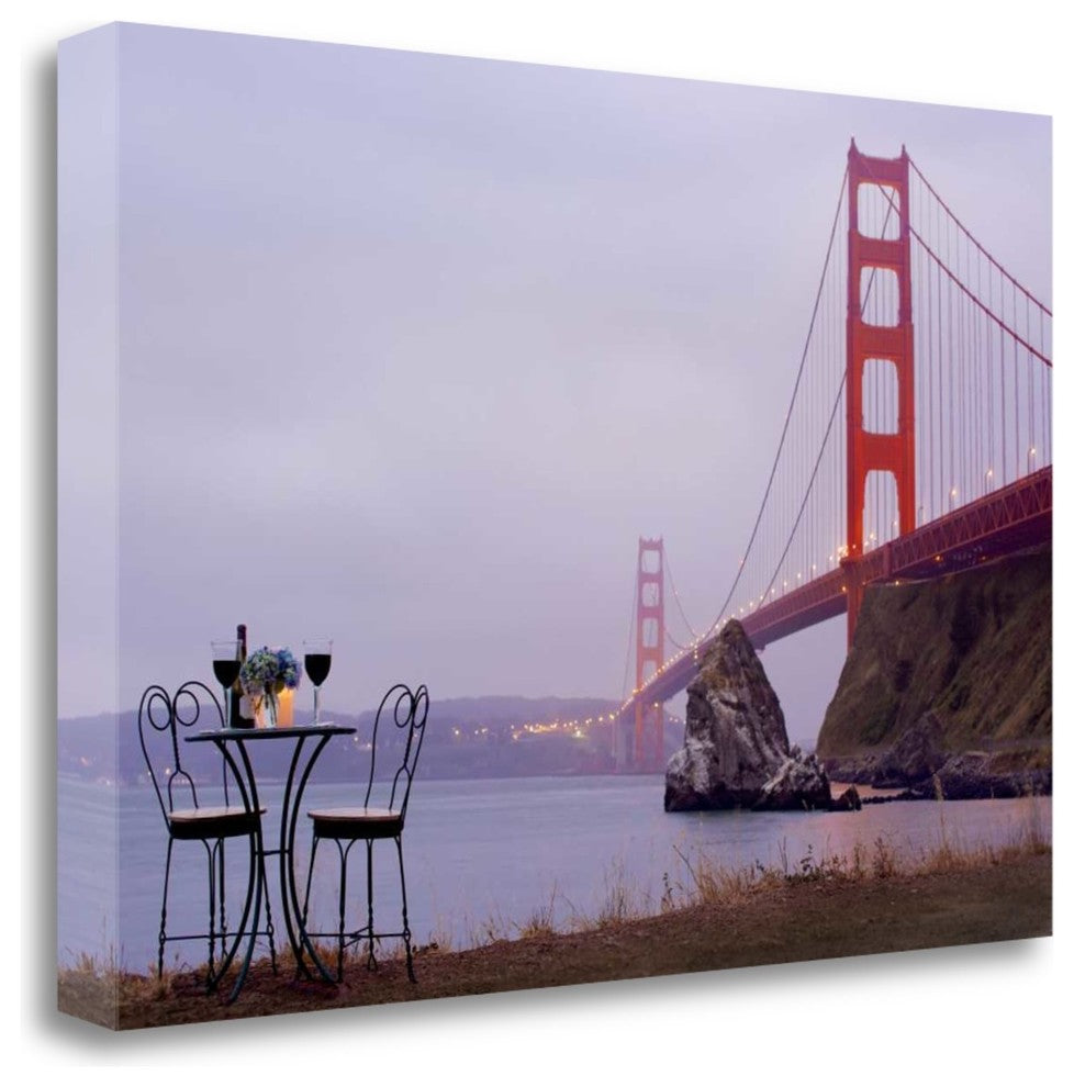 "Dream Cafe Golden Gate Bridge - 35" By Alan Blaustein, Gallery Wrap Canvas