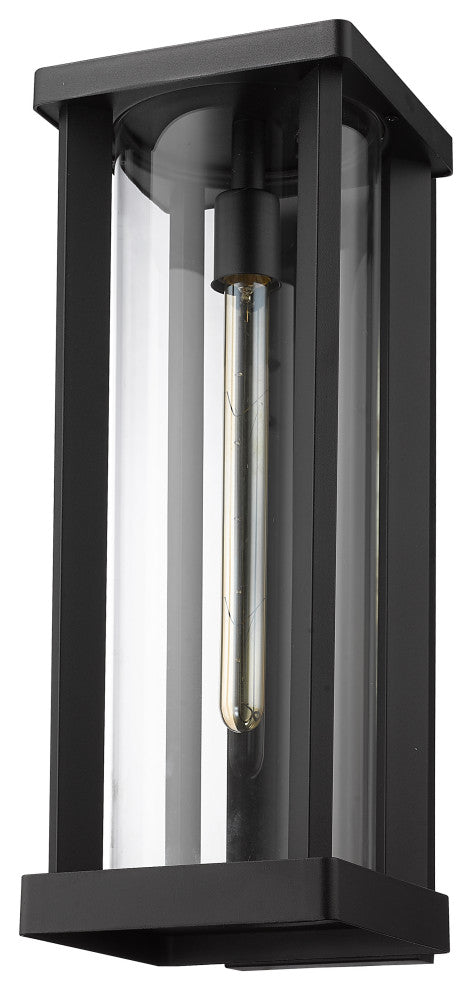 Z-Lite Glenwood 1 Light Outdoor Wall Light, Black