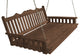 Cedar Royal English Swingbed, Mushroom Stain, 4 Foot