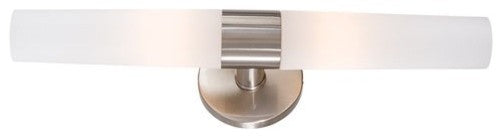 George Kovacs P5042 Saber 2 Light Bathroom Vanity Light, Brushed Nickel