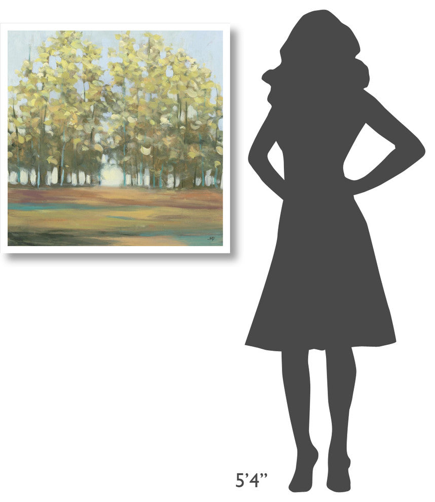 "Aspen Grove I" Digital Paper Print by Julia Purinton, 32"x32"