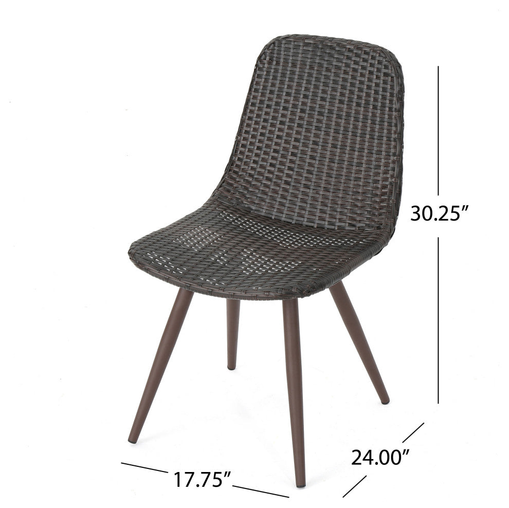 GDF Studio 5-Piece Judith Caleb Outdoor Dining Set With Foldable Table