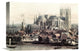 "View of London With The Thames - Detail" Canvas Giclee by Canaletto, 16"x11"