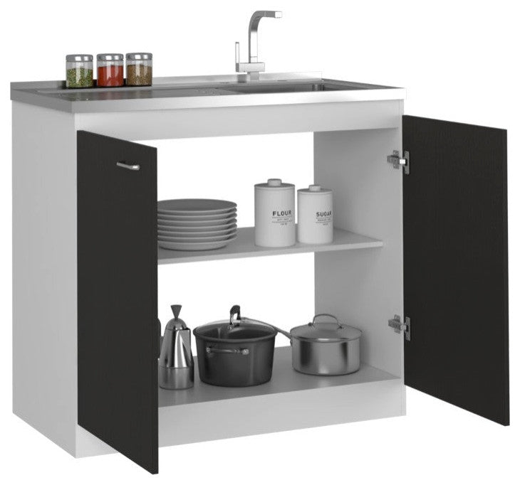 Utility Sink Vernal, Kitchen, White / Black