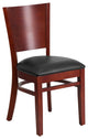Restaurant Tables and Chairs, "Lexington" Solid Wood Dining Chairs
