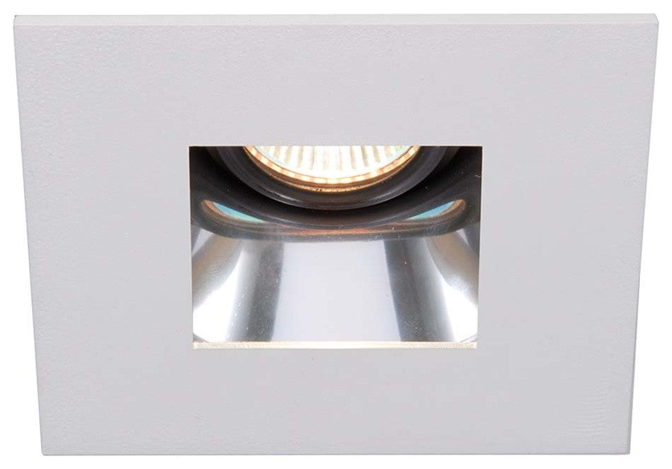 4in Square Downlight Trim, White