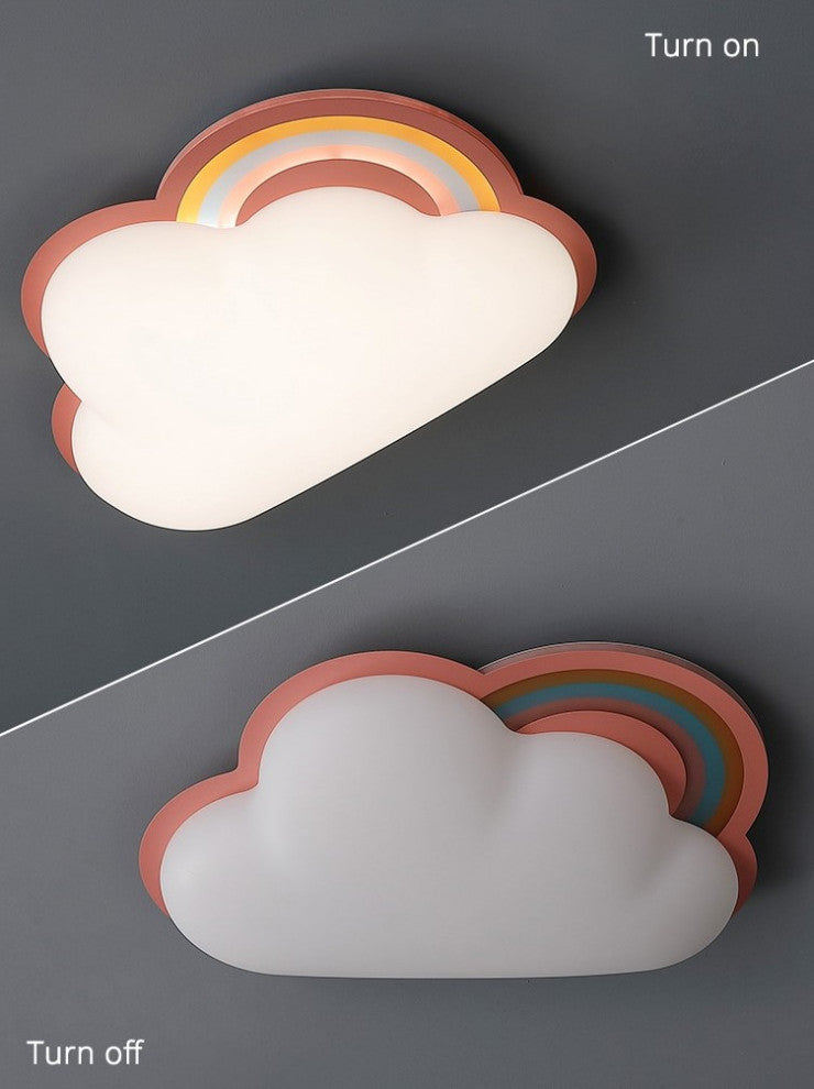 Thuin | Cloud Shaped LED Ceiling Light for kids room, Pink