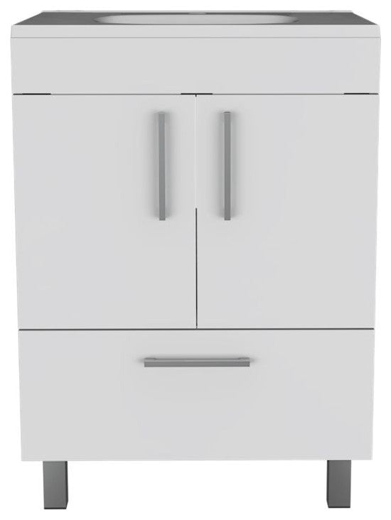 Single Bathroom Vanity Mayorca, Bathroom, White