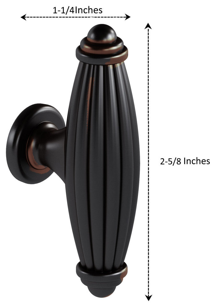 Dowell Series 3131 Handles, 65mm/2.6"CTC, 10 Pack, Bronze