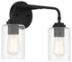Stowe Vanity 2  Light  Flat Black