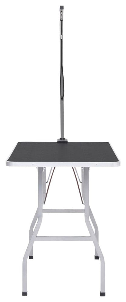 vidaXL Dog Grooming Table Adjustable Arm Foldable Dog Bath Table with 1 Loop