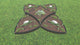 Weathered Wood 'Princess Diamond Butterfly' 8'x8'x11" Raised Garden Bed, 2"