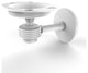 Satellite Orbit One Toothbrush Holder With Dotted Accents, Matte White