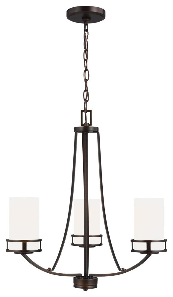 Generation Lighting 3121603 Robie 3 Light 21"W Chandelier - Brushed Nickel