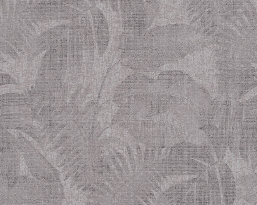 Botanical Jungle Textured Wallpaper Featuring Tropical Leaves, 373961