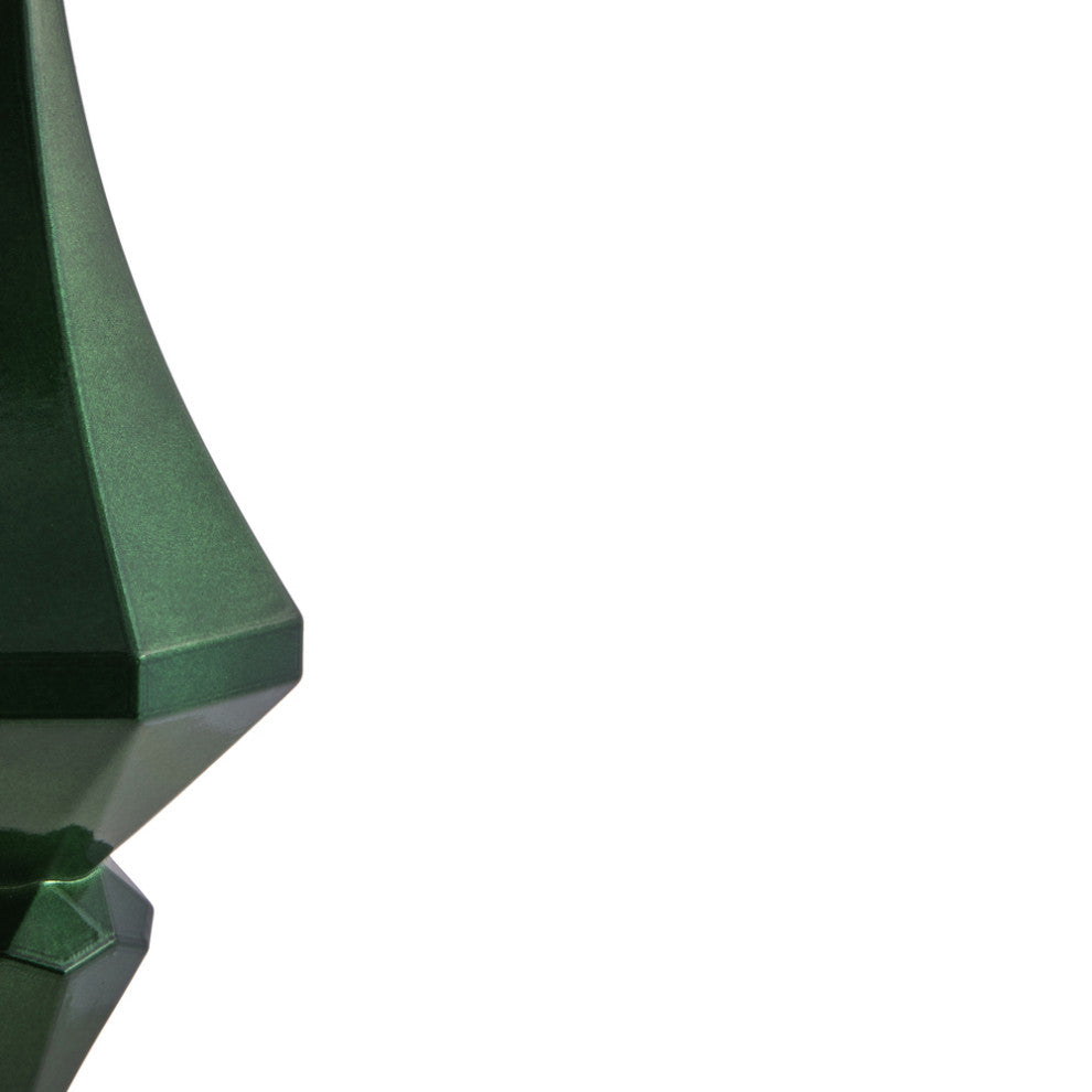 Vickerman Mc191024D 8" Emerald Candy Finish Diamond Finial Ornament